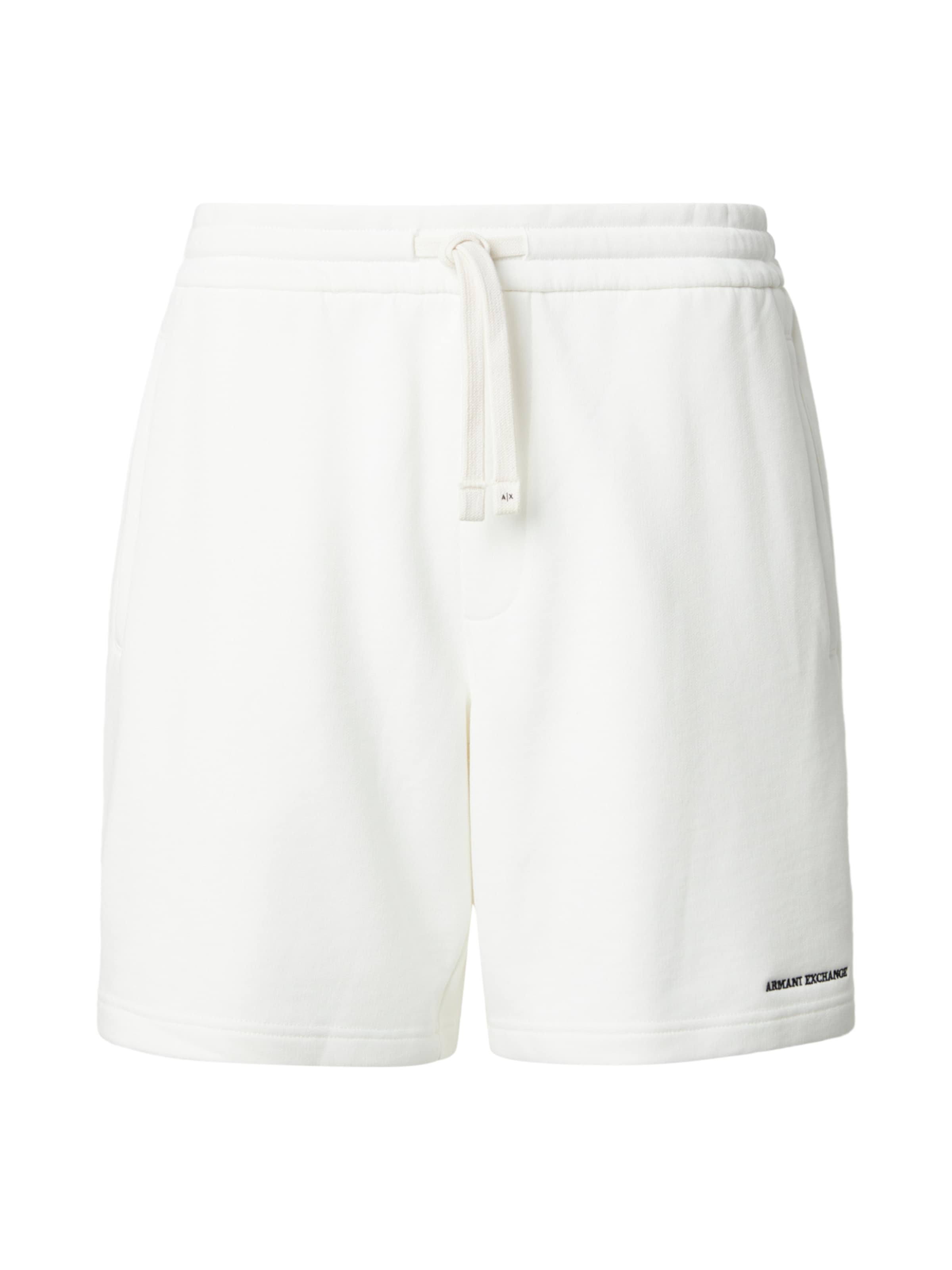 ARMANI EXCHANGE Regular Broek in Wit: voorkant