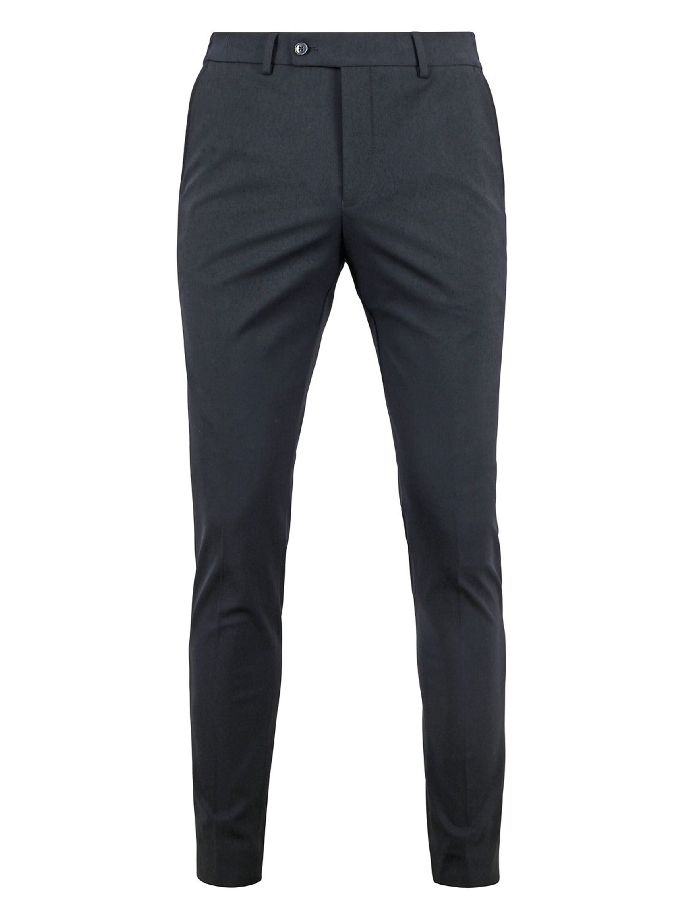 Suitable Slimfit Pantalon in Blauw: voorkant