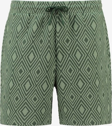 Regular Pantalon 'Intarsia' Shiwi en vert : devant