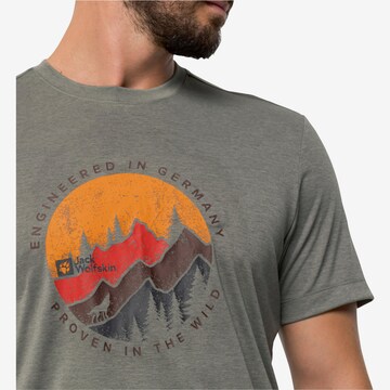 JACK WOLFSKIN Performance shirt in Grey