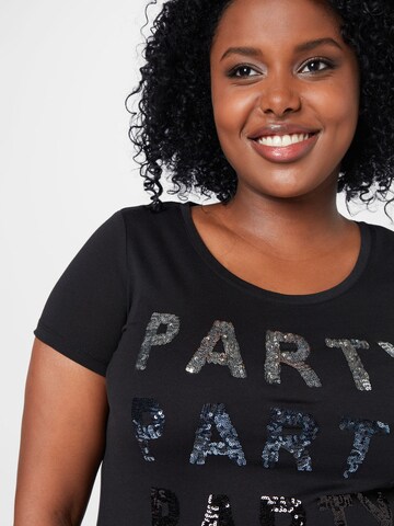 Key Largo Shirt 'PARTY' in Black
