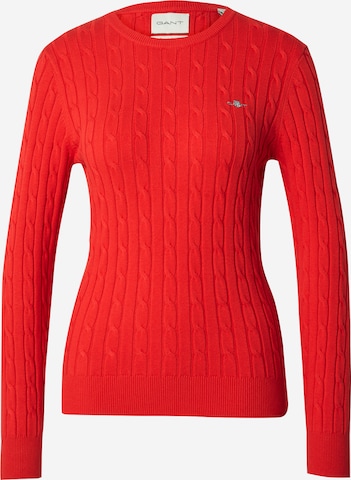 Pull-over GANT en rouge : devant