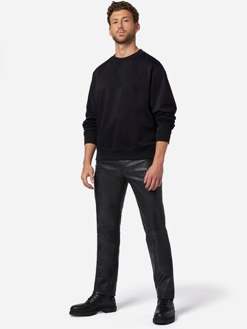 Coupe slim Pantalon 'Trant Pant' RICANO en noir