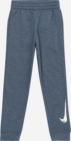 Pantalon de sport NIKE en bleu : devant