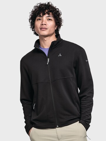 Veste en polaire fonctionnelle ' Hiking CIRC Fleece Jk Style Smue MNS ' Schöffel en noir : devant