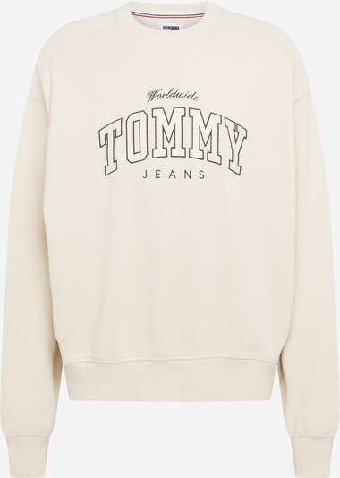 Tommy Jeans Sweatshirt i beige / svart, Produktvy