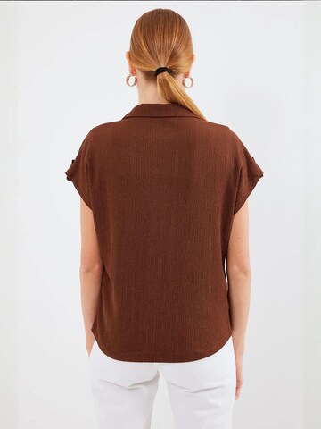 Bigdart - Blusa em castanho