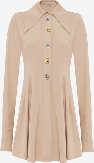 NOCTURNE Shirt Dress in Beige / Gold / Silver, Item view