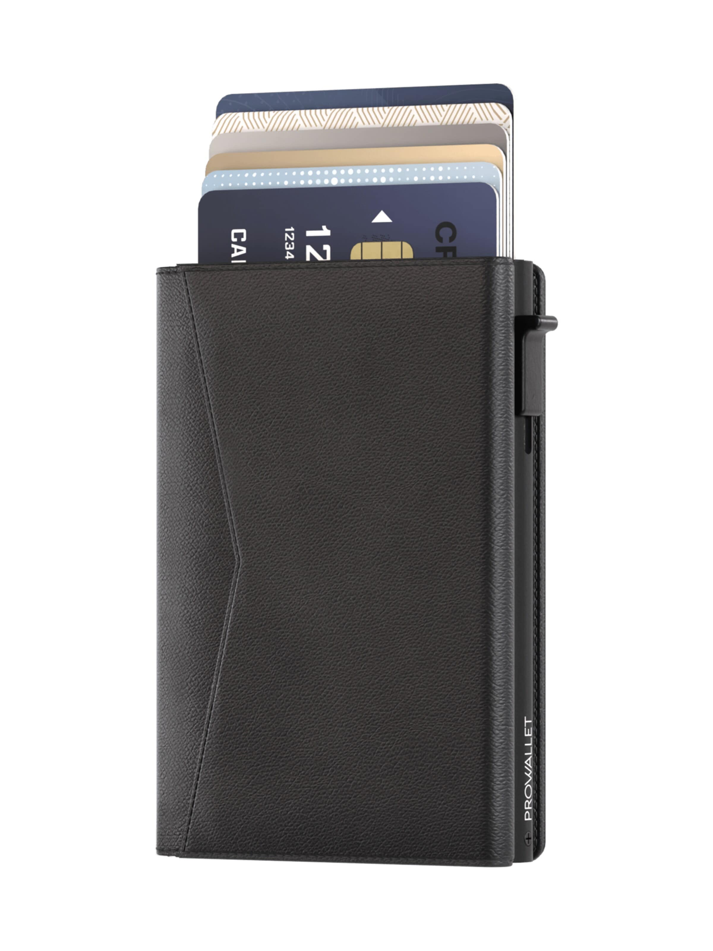 Prowallet Portemonnee 'Pasjeshouder Classic' in Zwart: voorkant