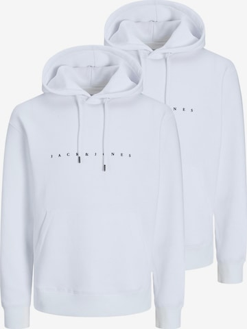 JACK & JONES Sweatshirt 'Star' in Weiß: Vorderseite