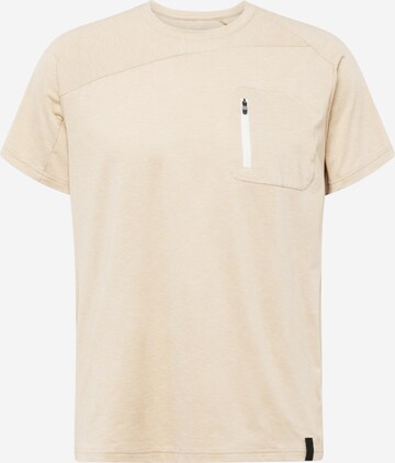 ICEPEAK Functioneel shirt 'MANCHESTER' in Beige: voorkant