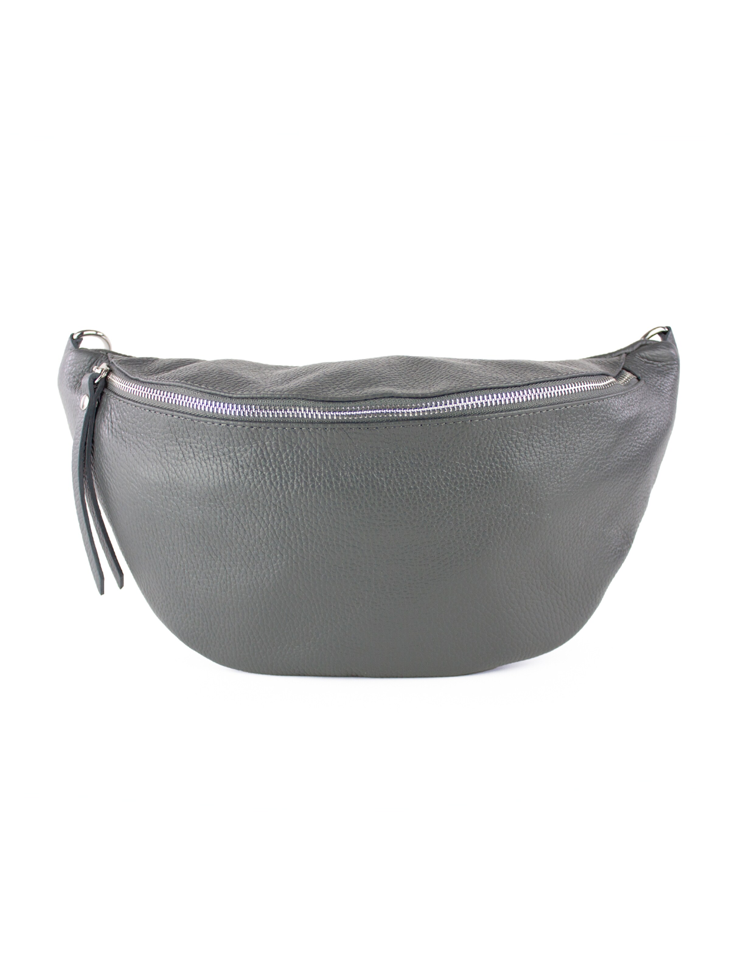 lePelou Gürteltasche in Grau: Vorderseite