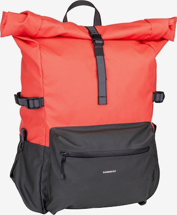 SANDQVIST Rucksack in Orange: Vorderseite