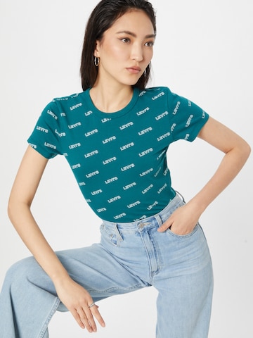 LEVI'S ®Majica 'Graphic Rickie Tee' - plava boja: prednji dio