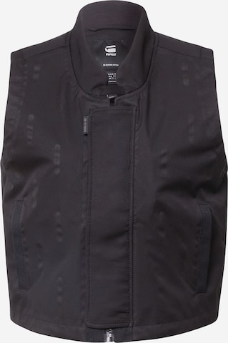 Gilet G-Star RAW en noir : devant