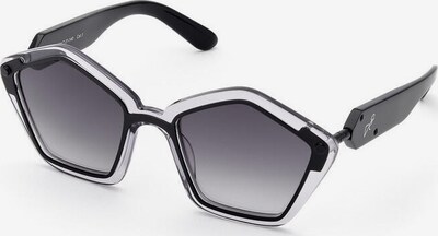 Guido Maria Kretschmer x edel-optics Sonnenbrille 'Alayiha' in schwarz / transparent, Produktansicht