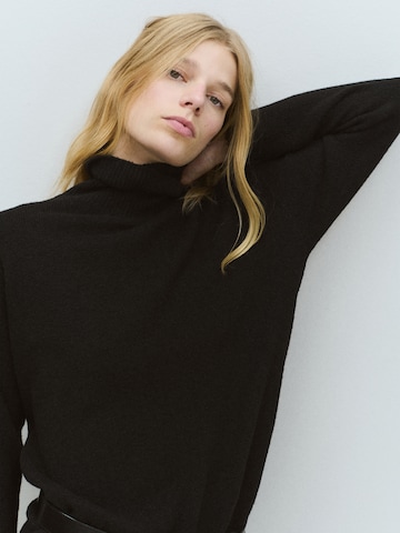 MANGO Плетена рокля 'TALDOTE' в черно