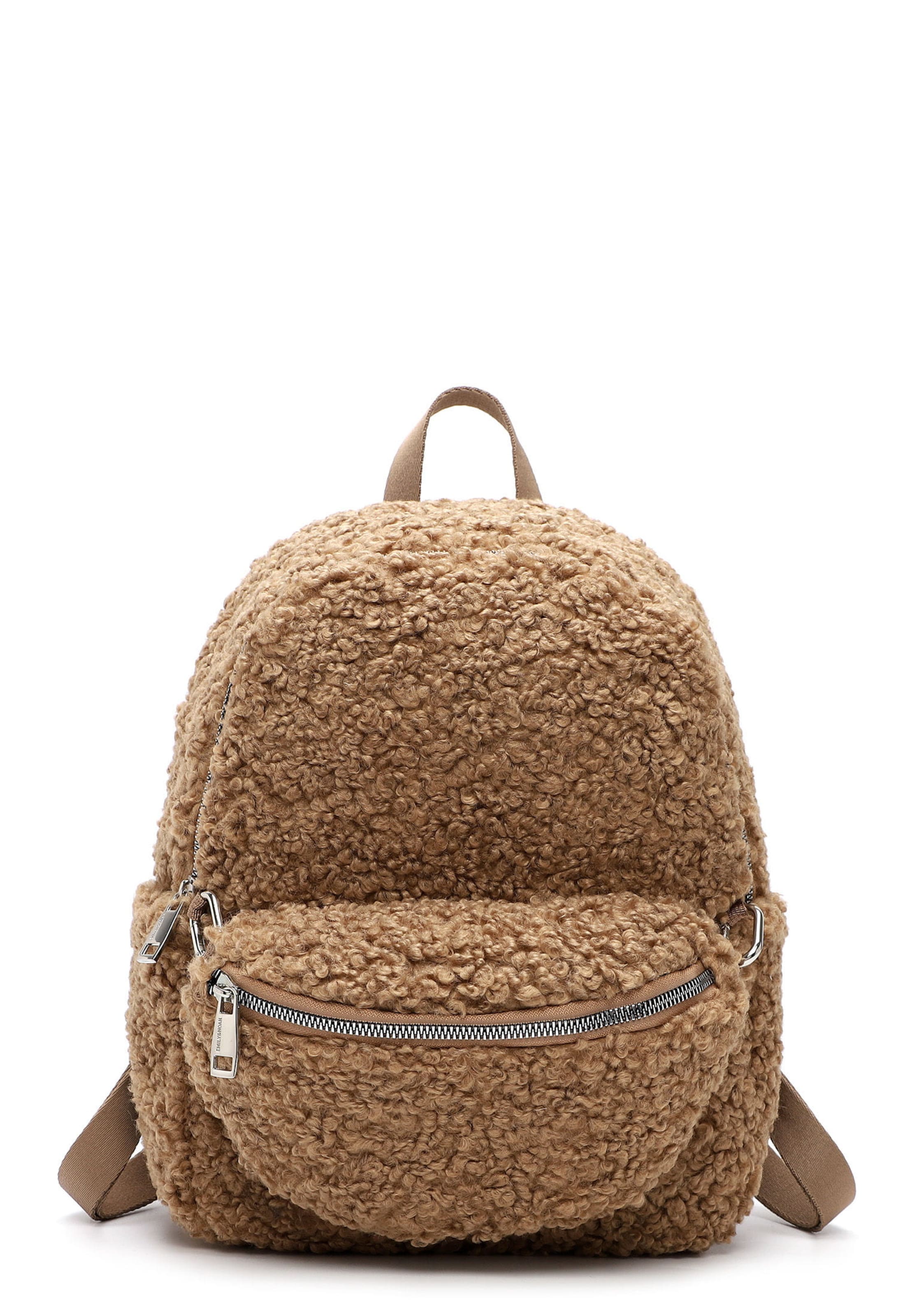Sac à dos 'Lucina' Emily & Noah en beige : devant