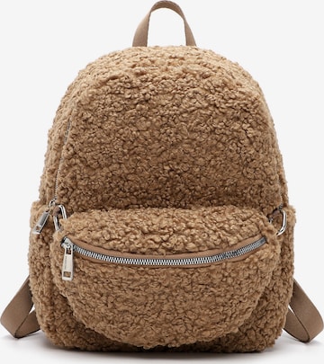 Sac à dos 'Lucina' Emily & Noah en beige : devant