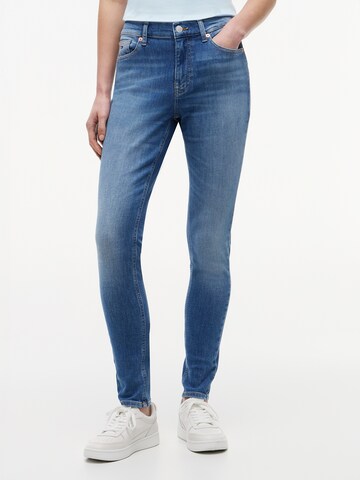 Slimfit Jeans 'NORA' de la Tommy Jeans pe albastru: față