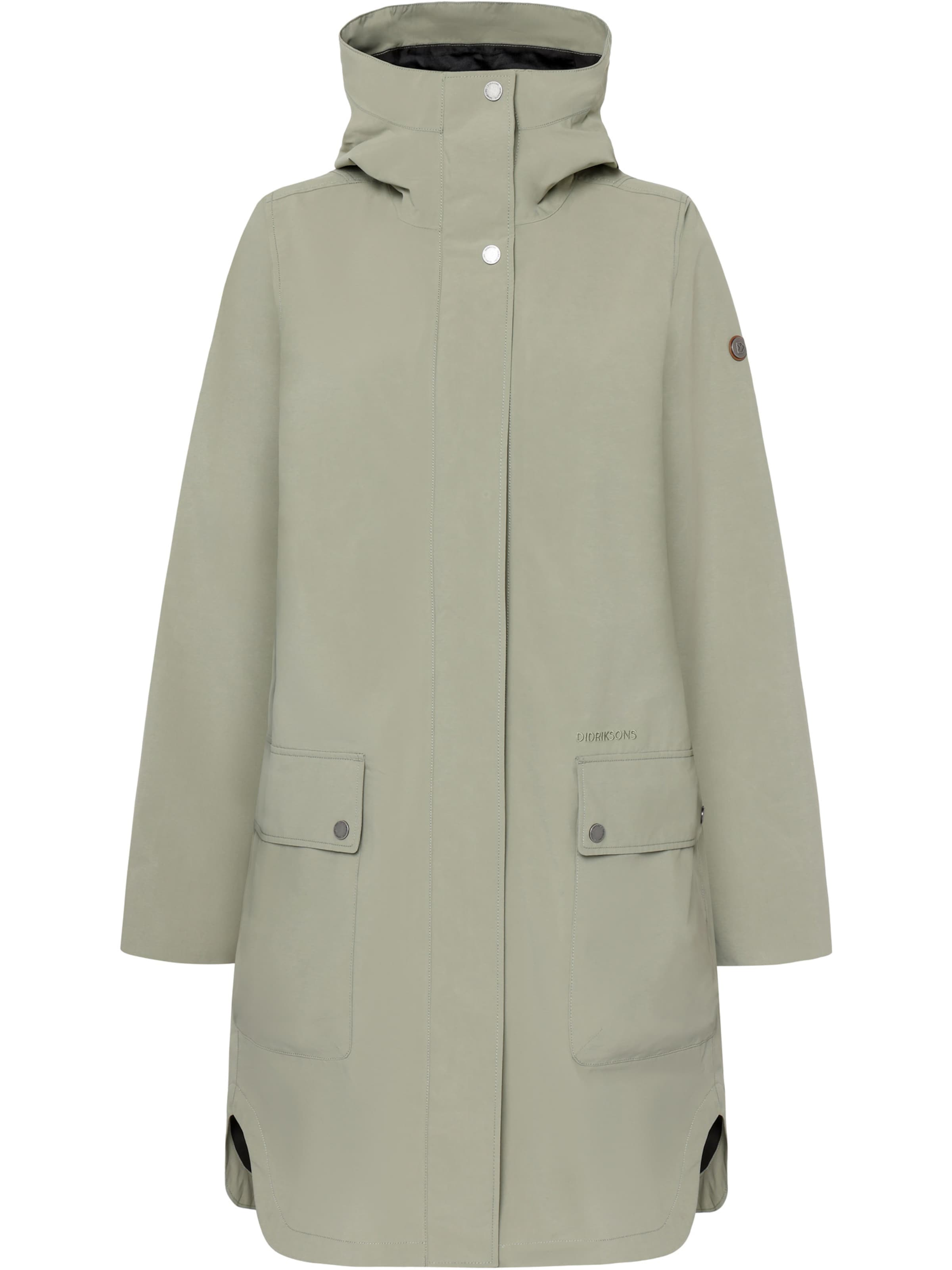 Didriksons Tussenparka 'ADRIA' in Groen: voorkant
