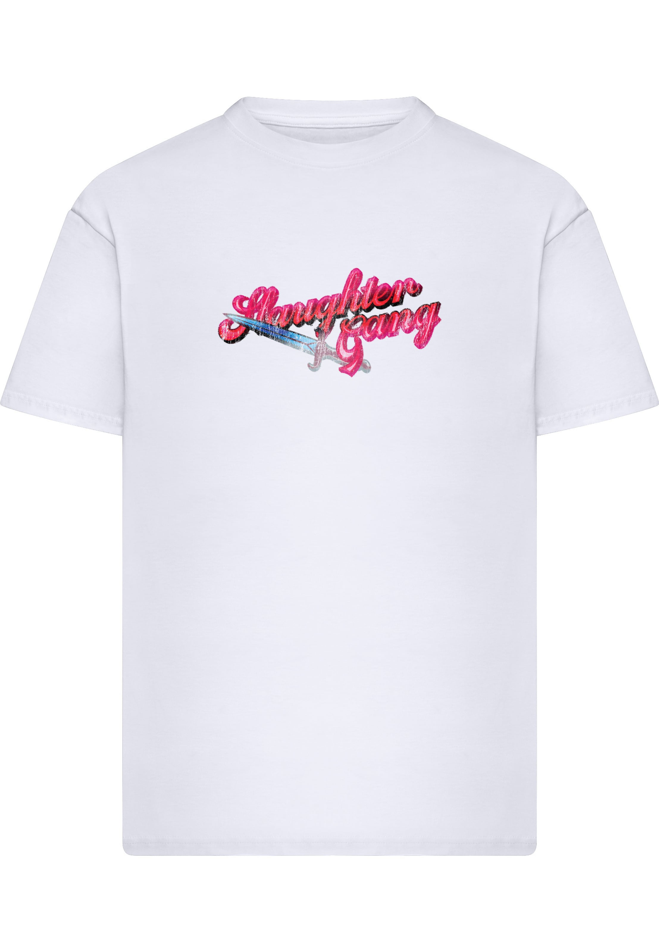 Merchcode Shirt '21 Savage Collegiate' in Weiß: Vorderseite