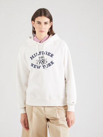 TOMMY HILFIGER Sweatshirt in Wit: voorkant