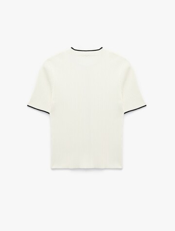 Koton Knit Cardigan in White