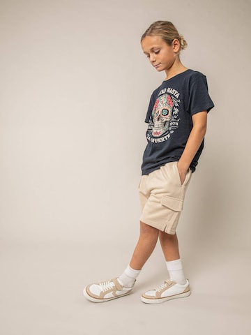 T-Shirt 'Craneo' Deeluxe en bleu