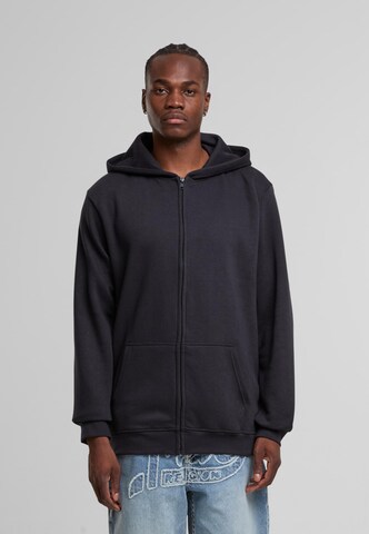 Urban Classics Sweatjacke 'Basic Essential' in Blau: Vorderseite