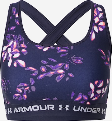 UNDER ARMOUR Sports Bra in Blue: front