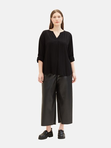 Tom Tailor Women + Blouse in Black