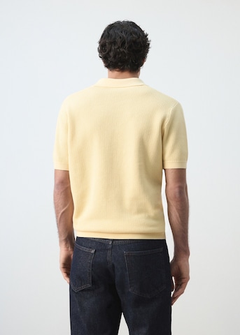MANGO MAN Poloshirt 'Salas' in Gelb