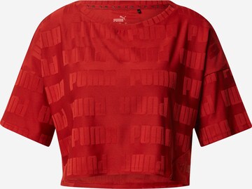 PUMA - Camisa funcionais 'Train First Mile' em vermelho: frente