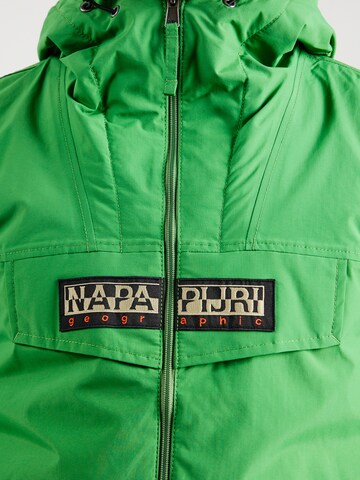 NAPAPIJRI Weatherproof jacket 'RAINFOREST' in Green