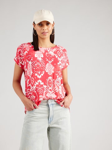 Sublevel Blouse in Rood: voorkant