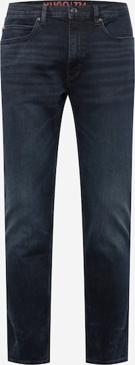 HUGO Red Jeans '734' in de kleur Navy, Productweergave