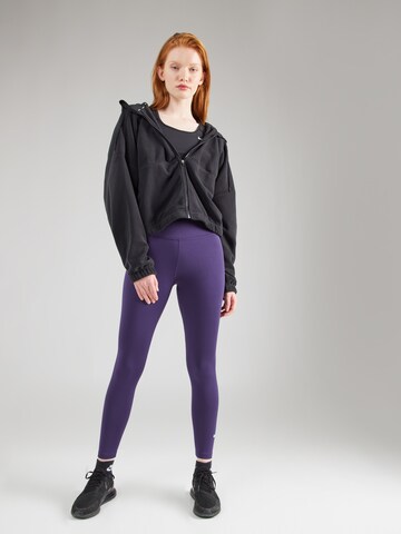 NIKE Skinny Sporthose 'ONE' in Lila