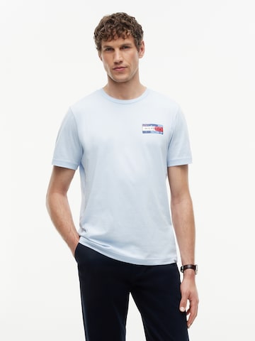 Maglietta 'BRAND LOVE' di TOMMY HILFIGER in blu