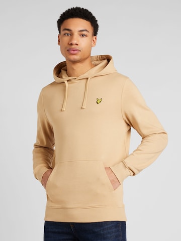 Lyle & Scott Tréning póló - barna: elől