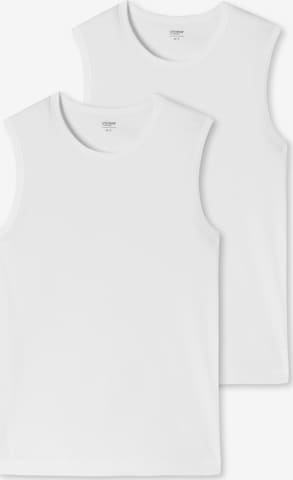 Maillot de corps uncover by SCHIESSER en blanc : devant