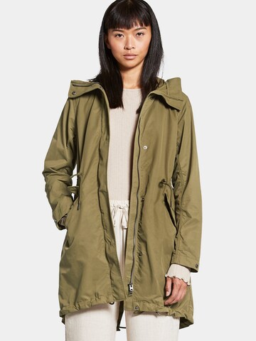 Parka di mezza stagione 'Helen' di Didriksons in verde: frontale