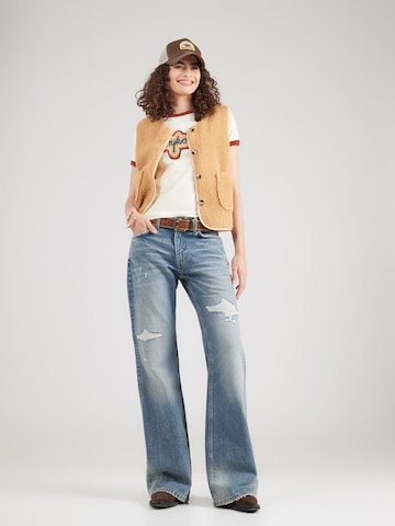 T-shirt 'RILA_P2' DRYKORN en jaune