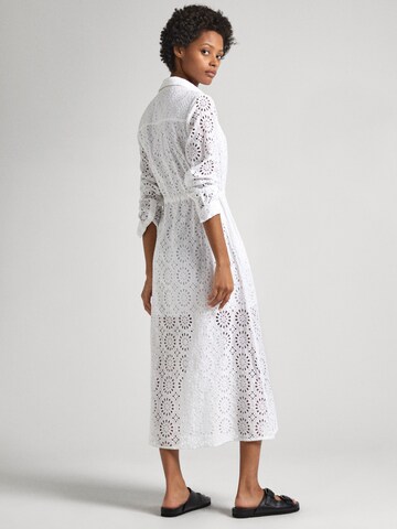 Pepe Jeans Shirt Dress 'ETHEL' in White