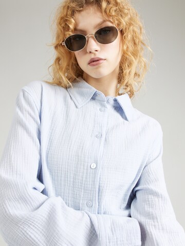 Gina Tricot Bluse 'Gauze' in Blau