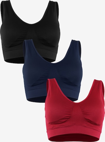 Fabio Farini Sports Bra in Blue: front