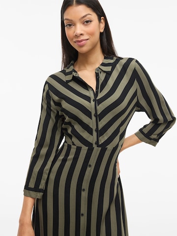 VILA - Vestido camisero 'VIAya Paya' en verde