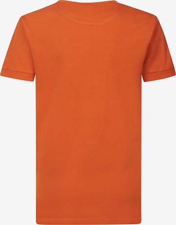 Petrol Industries T-Shirt 'Wheeling' in Orange