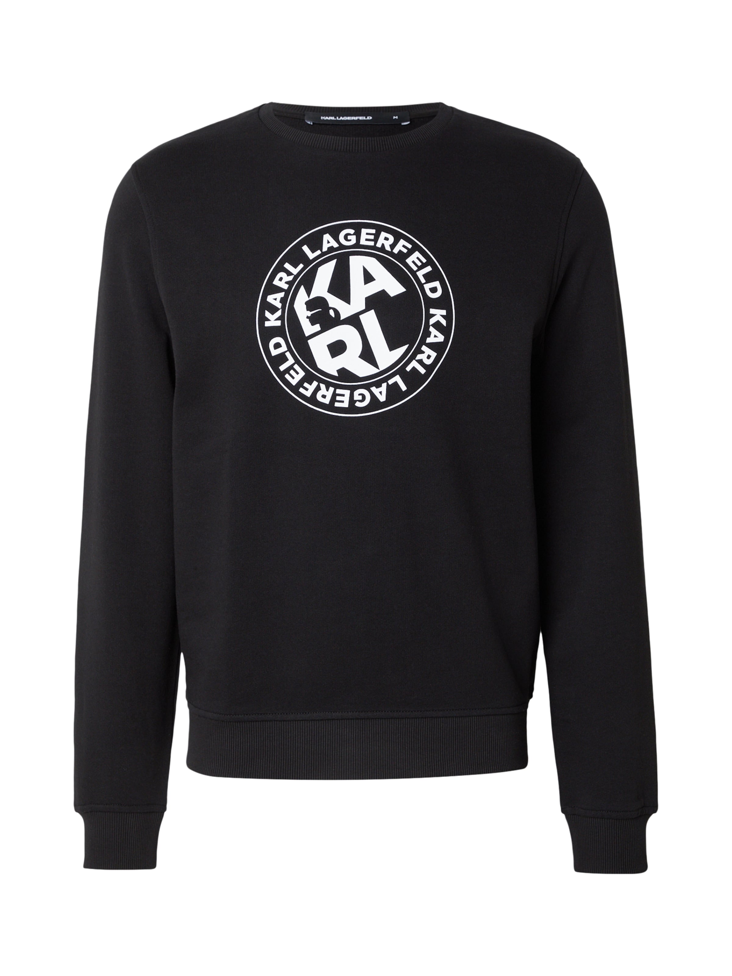 Karl Lagerfeld Sweatshirt in M in Black / White, Item view