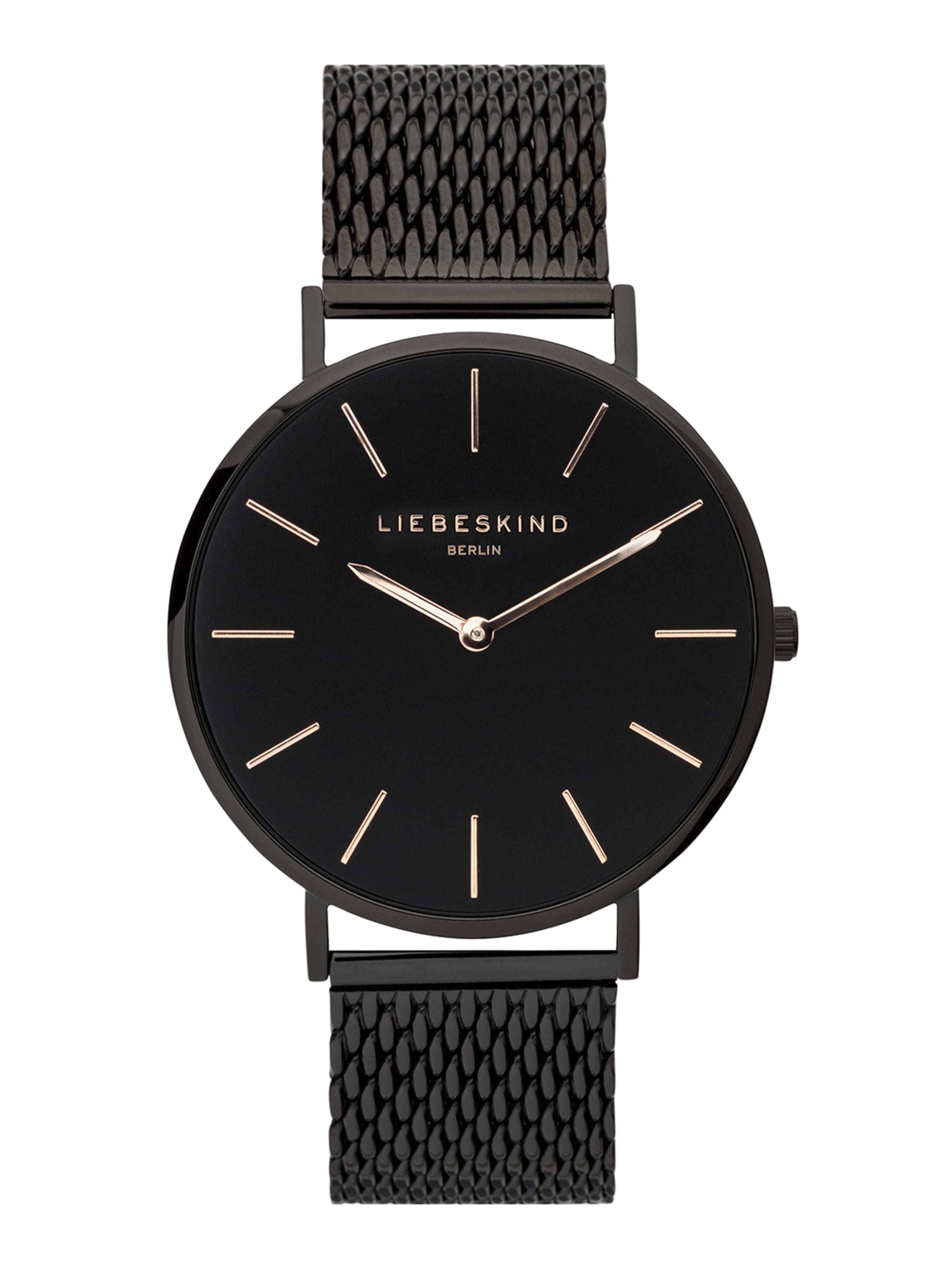 Liebeskind Berlin Uhr in Schwarz: Vorderseite